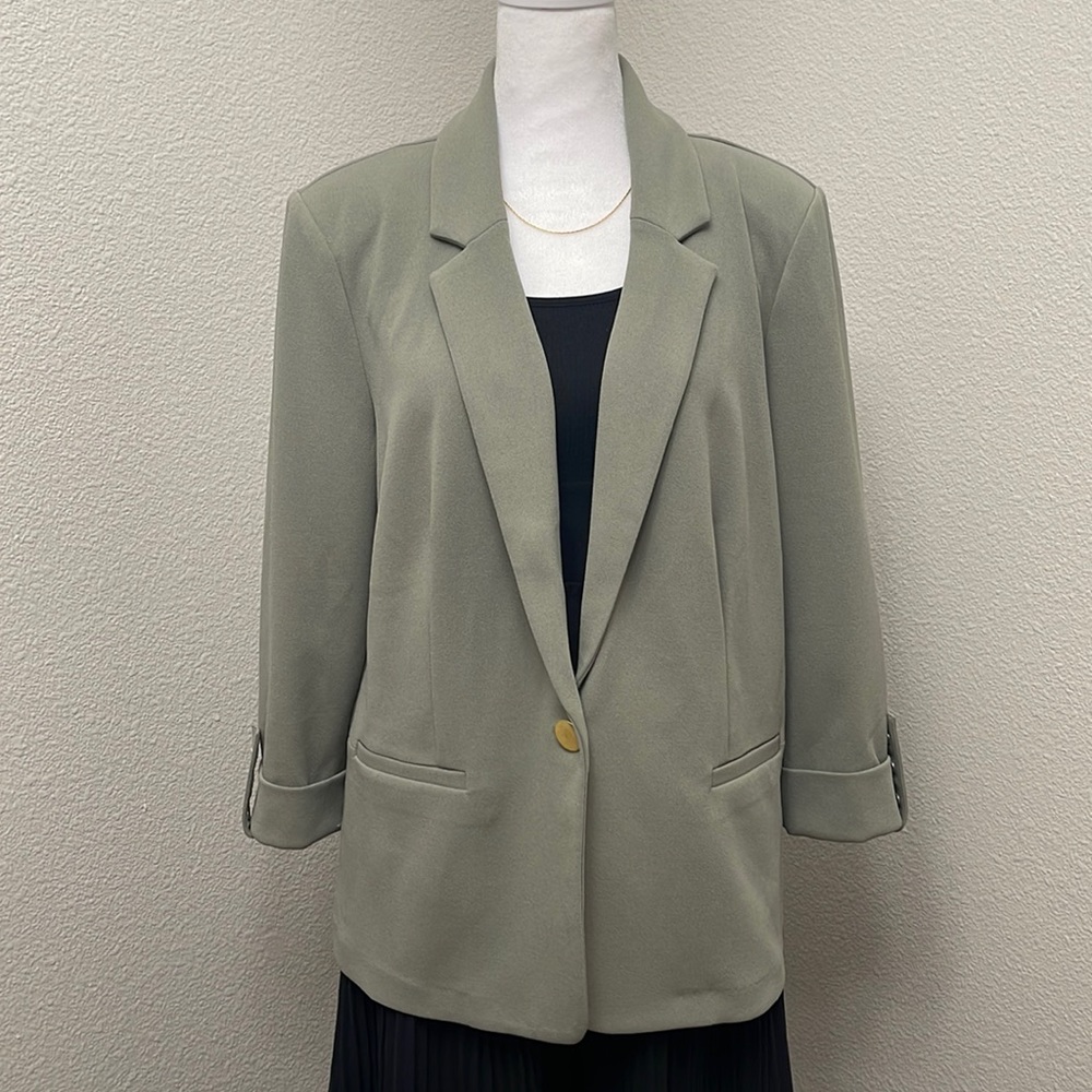 Beautiful Corporate girly Olive Work Wear Blazer